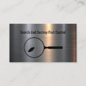 Kontrolle-Exterminator-Thema Cool Visitenkarte (Vorderseite)