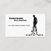 Kontrolle-Exterminierungsdienst Visitenkarte (Vorderseite)