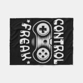 Kontrolle Freak - Funny Gaming Video Games Gamer Fleecedecke (Vorderseite (Horizontal))