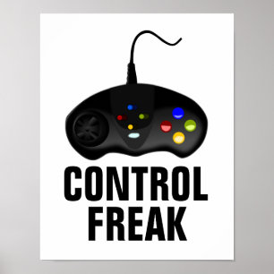 Kontrolle Freak Gamer Poster