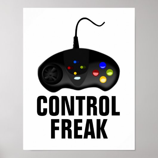 Kontrolle Freak Gamer Poster (Vorne)
