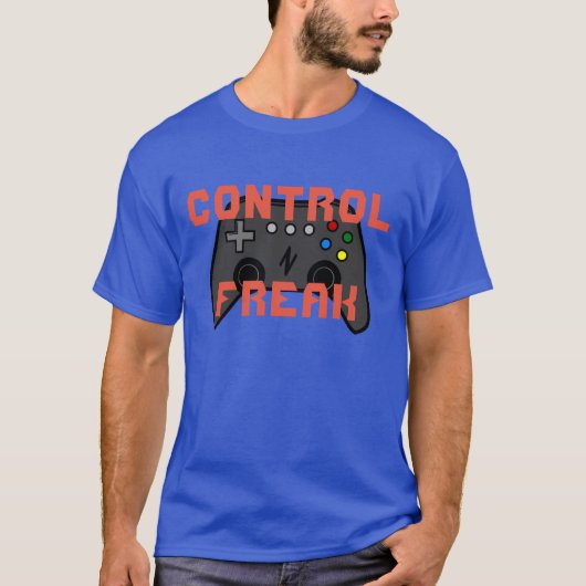 Kontrolle Freak Gamers T - Shirt (Vorderseite)