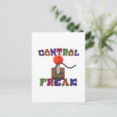 Kontrolle Freak Postkarte (Stehend Vorderseite)