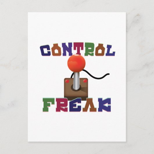 Kontrolle Freak Postkarte (Vorderseite)