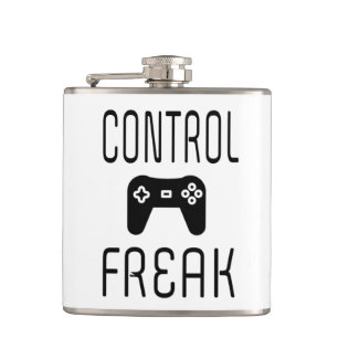 Kontrolle Freak Video Game Gamer Flachmann