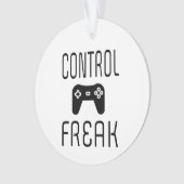 Kontrolle Freak Video Game Gamer Ornament (Vorderseite)