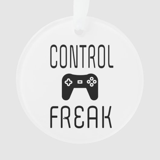Kontrolle Freak Video Game Gamer Ornament (Vorderseite)
