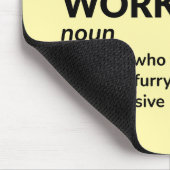 Kontrolle für Mitarbeiter - Jobdefinitionsgeschenk Mousepad (Ecke)