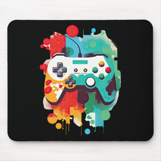 Kontrolle Gamer Video Game Controller 12 Mousepad (Vorne)