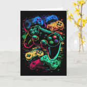 Kontrolle Gamer Video Game Controller 17 Karte (Gelbe Blume)