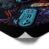 Kontrolle Gamer Video Game Controller 19 Poster (Ecke)