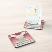 Kontrolle Ihr Lebensangebot Positives Denken Spric Getränkeuntersetzer (Rechte Seite)