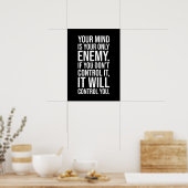 Kontrolle Ihre Gedanken - Erfolg Motivierend Poster (Küche)