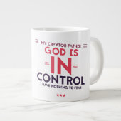 Kontrolle Jumbo Tasse (Vorderseite Rechts)