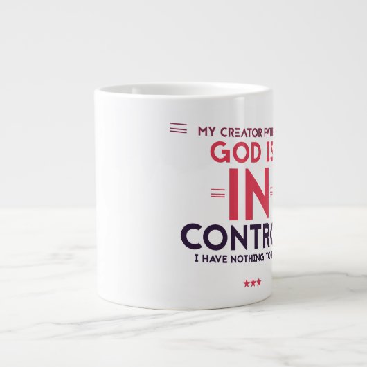 Kontrolle Jumbo Tasse (Vorderseite)