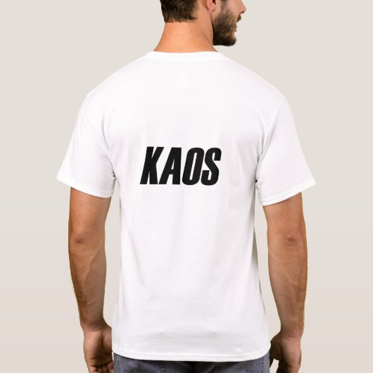 Kontrolle/Kaos Shirt (Rückseite)