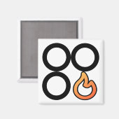 Kontrolle-Magnet für die Markierung an der Vorders Magnet (Vorderseite/Rückseite)