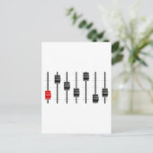 Kontrolle- oder Grafikplatine - Schieberegler oder Postkarte (Stehend Vorderseite)