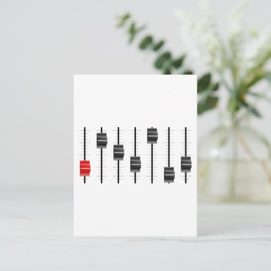Kontrolle- oder Grafikplatine - Schieberegler oder Postkarte (Stehend Vorderseite)