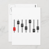 Kontrolle- oder Grafikplatine - Schieberegler oder Postkarte (Vorne/Hinten)