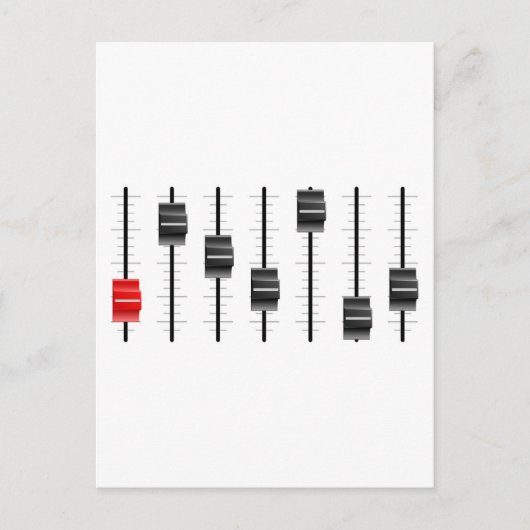 Kontrolle- oder Grafikplatine - Schieberegler oder Postkarte (Vorderseite)