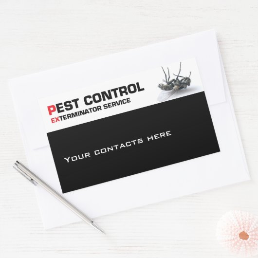 Kontrolle Rechteckiger Aufkleber (Umschlag)