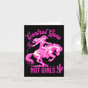 Kontrolle spielt keine Mädchen Reproduktionsrechte Karte