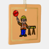 Kontrolle Straßenarbeiten Weihnachtsschmuck (Rechts)