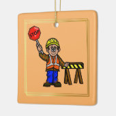 Kontrolle Straßenarbeiten Weihnachtsschmuck (Links)