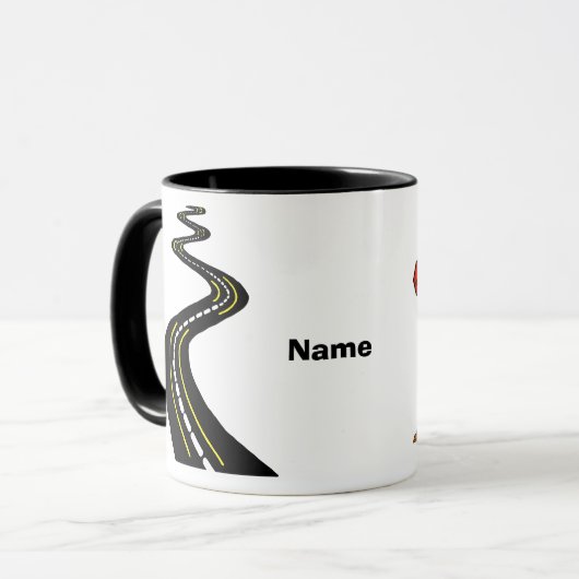 Kontrolle Straßenbaumann Tasse (Vorderseite Links)