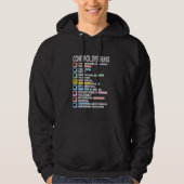 Kontrolle Systems Engineer Motivacional Hoodie (Vorderseite)