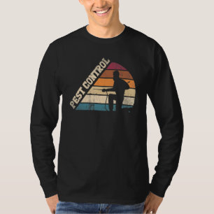 Kontrolle-Techniker-Exterminator Silhouette T-Shirt