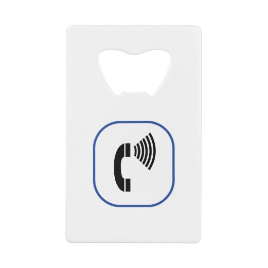 Kontrolle Telefon Geldbeutel Flaschenöffner (Vorderseite)