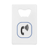 Kontrolle Telefon Geldbeutel Flaschenöffner (Rückseite)