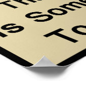 Kontrolle? Theorie eines Opfers! Poster (Ecke)