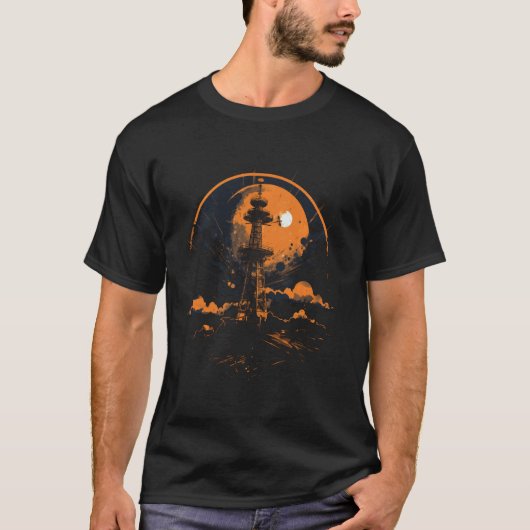 Kontrolle Tower Graphic T-Shirt (Vorderseite)
