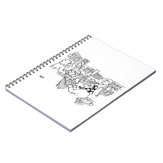 Kontrolle Verkehrsleuchten in einem Supermarkt Notizblock (Linke Seite)