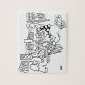 Kontrolle Verkehrsleuchten in einem Supermarkt Puzzle (Vertikal)