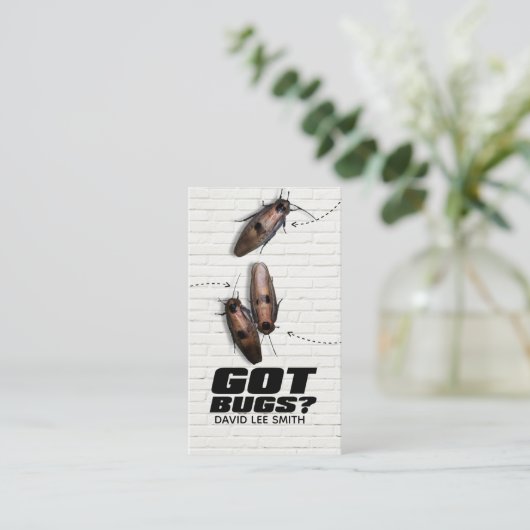 Kontrolle Visitenkarte (Stehend Vorderseite)