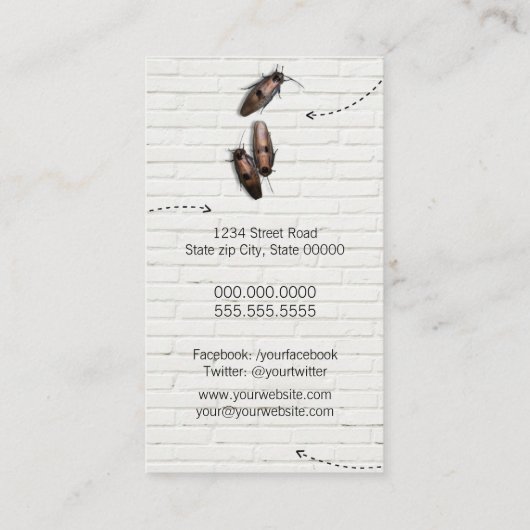 Kontrolle Visitenkarte (Rückseite)