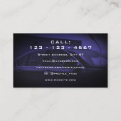 Kontrolle  visitenkarte (Rückseite)