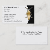 Kontrolle-Visitenkarten Visitenkarte (Vorne/Hinten)