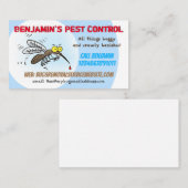 Kontrolle von Schädlingen Visitenkarte (Vorne/Hinten)