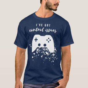 Kontrolle weiß T-Shirt