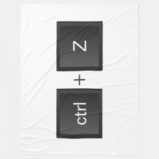 Kontrolle-Z ctrl+Z "UNDO" Spaß PC-Tastatur Fleecedecke