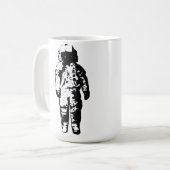 Kontrolle zu Major Tom - Astronautencoffee Cup Kaffeetasse (Vorderseite Links)