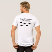 Kontrollen-Logopersonals Tri-Blend Shirt (Rückseite voll)