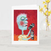 Kontrollen-ungewöhnliche Karte (Gelbe Blume)