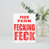 Kontrollfeck Postkarte (Stehend Vorderseite)