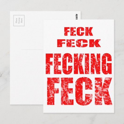 Kontrollfeck Postkarte (Vorne/Hinten)